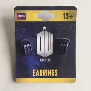 Dr. Who Tardis Stud Earrings
